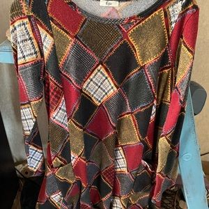 Multi colored long sleeve shirt